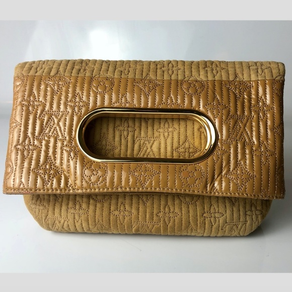 Louis Vuitton Handbags - Louis Vuitton Suede Prince Motard Afterdark Clutch